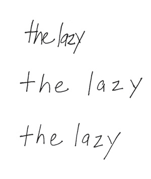 شخصیت شناسی دست خط,pen-spacing 300