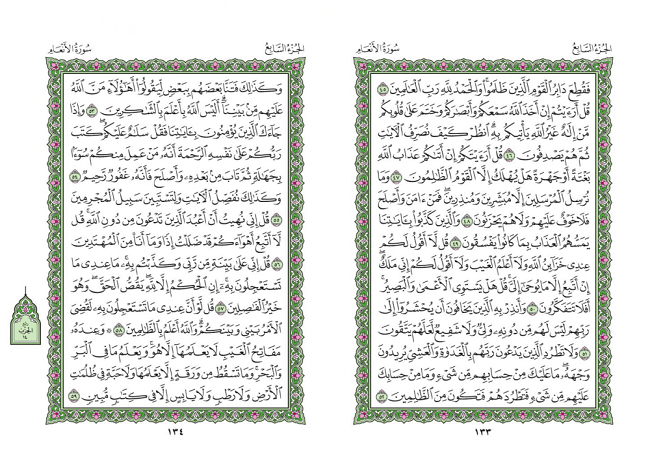 صفحه 133 قران (سوره مائده) – استخاره با قران