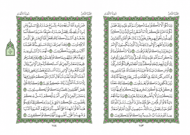 صفحه 143 قران (سوره مائده) – استخاره با قران