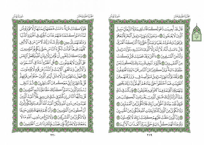 صفحه 219 قران (سوره یونس) - استخاره با قران
