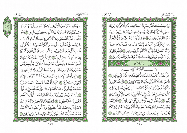 صفحه 221 قران (سوره یونس) - استخاره با قران