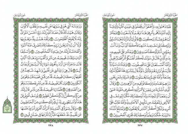 صفحه 237 قران (سوره یوسف) - استخاره با قران