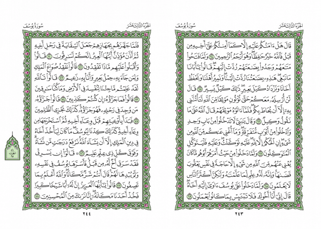 صفحه 243 قران (سوره یوسف) - استخاره با قران