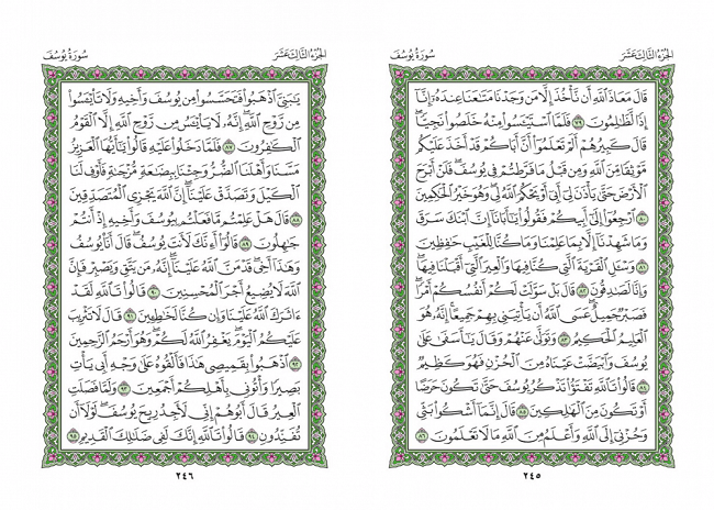 صفحه 245 قران (سوره یوسف) - استخاره با قران
